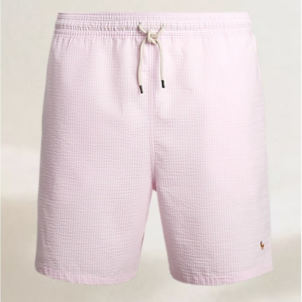Polo Ralph Lauren Pink Traveler Stretch Swim Trunks Board Shorts Men's Size 3XB